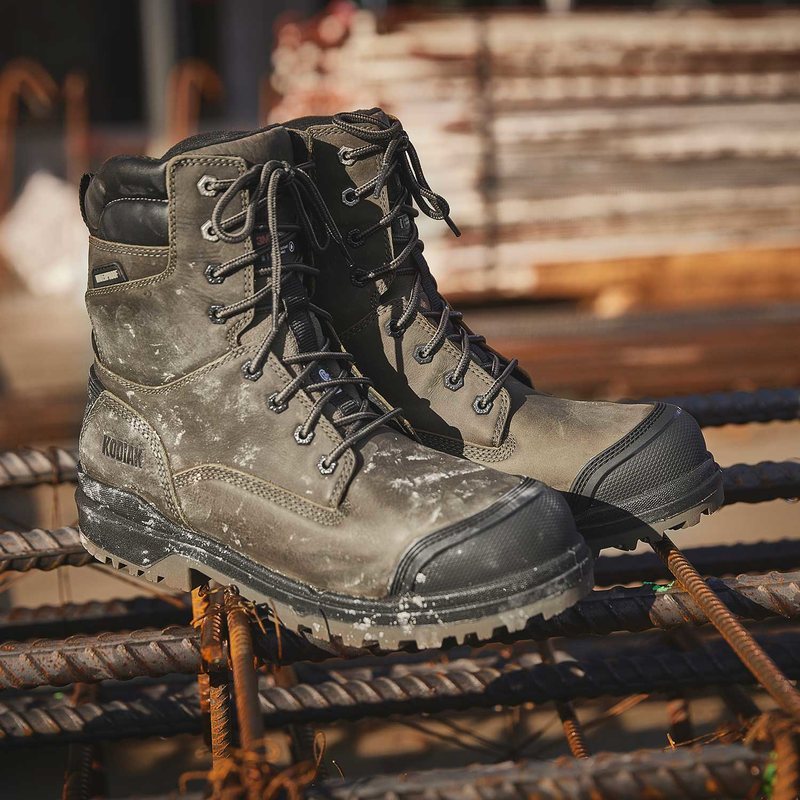 Men's Kodiak Karluk 8" Waterproof Composite Toe Safety Work Boot image number 9