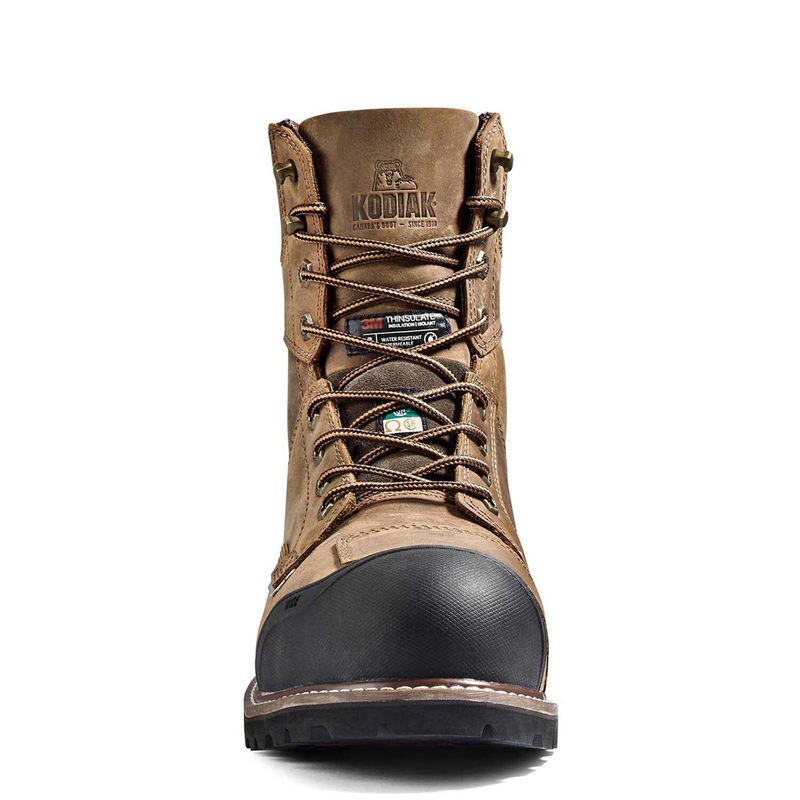 Men's Kodiak Generations Widebody 8" Waterproof Composite Toe Safety Work Boot image number 3