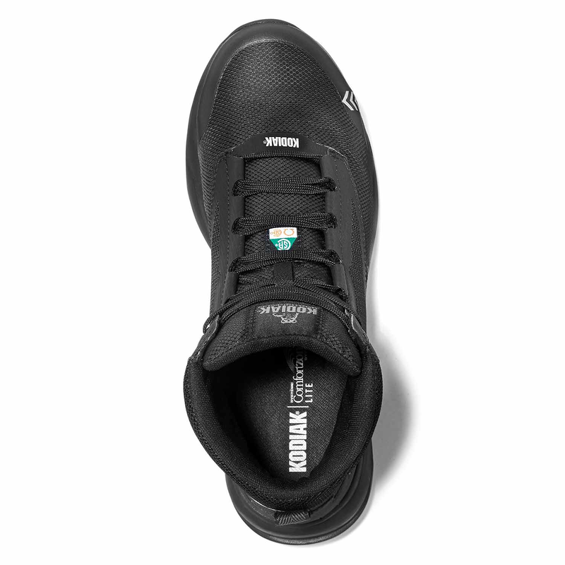 Men's Kodiak Quicktrail Mid Nano Composite Toe Athletic Safety Work Shoe image number 5