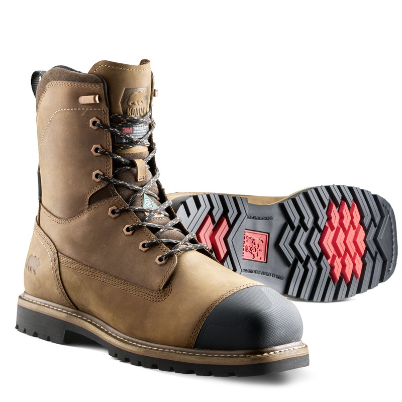 Men's Kodiak Lundbreck 8" Waterproof Composite Toe Wellington Work Boot image number 1