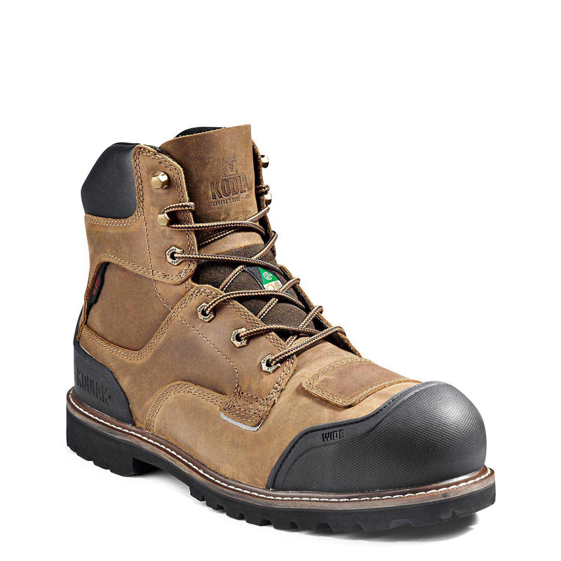 Men's Kodiak Generations Widebody 6" Waterproof Composite Toe Safety Work Boot image number 7