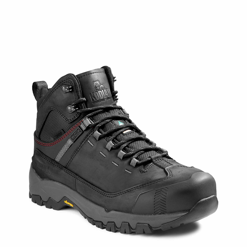 Men's Kodiak Quest Bound Mid Waterproof Composite Toe Hiker Safety Work Boot image number 8