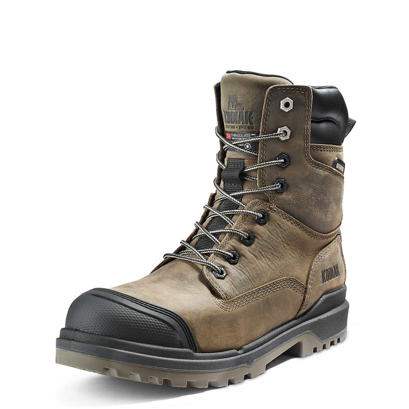 Men's Kodiak Karluk 8" Waterproof Composite Toe Safety Work Boot image number 8