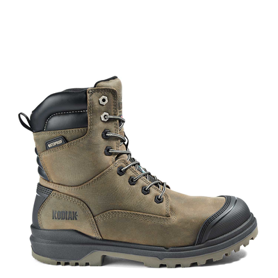 Low cut waterproof work boots top