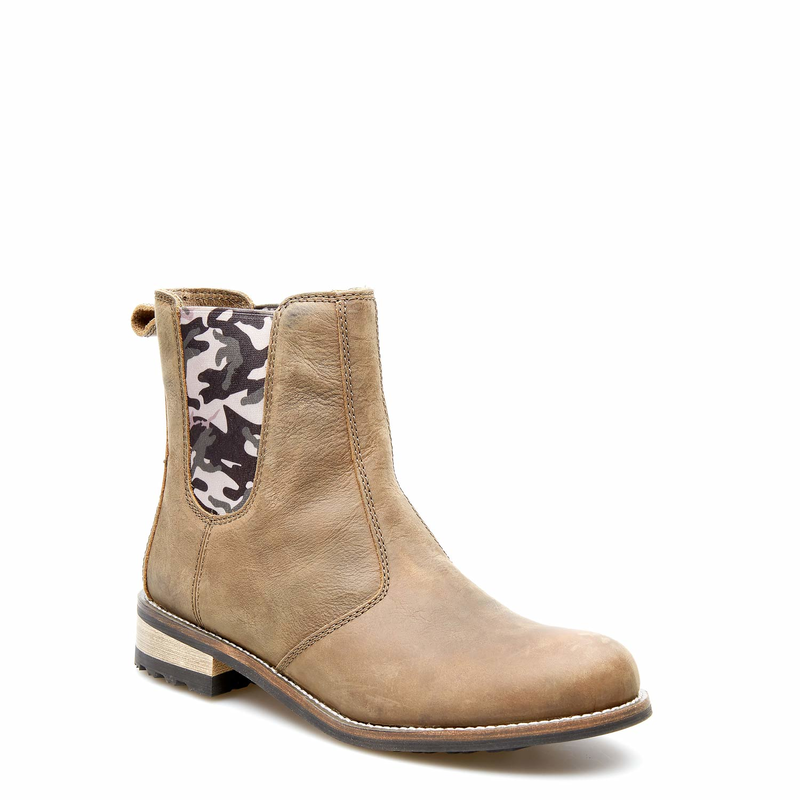 Bottillon beige sale femme