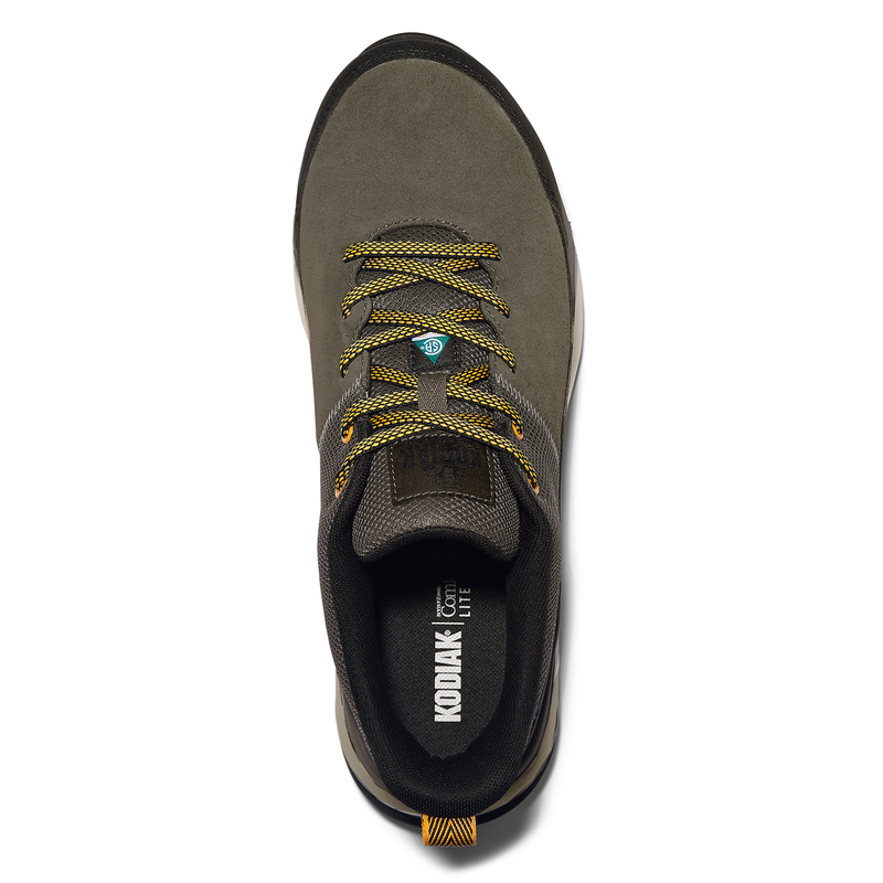 Men's Kodiak Quicktrail Leather Low Nano Composite Toe Athletic Safety Work Shoe image number 5