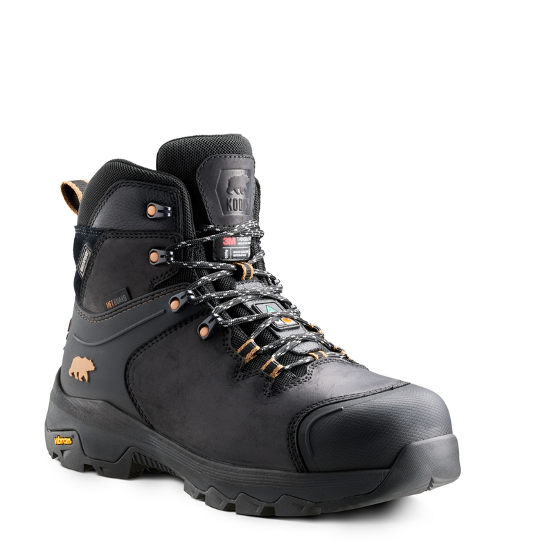 Men's Kodiak Sawback Waterproof Composite Toe Hiker Safety Work Boot With Internal Met Guard image number 7