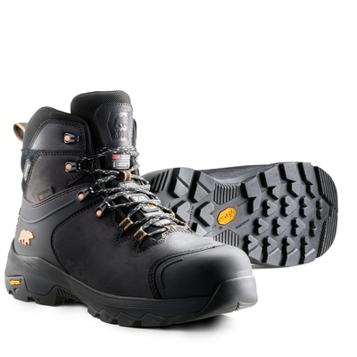 Men's Kodiak Sawback Waterproof Composite Toe Hiker Safety Work Boot With Internal Met Guard