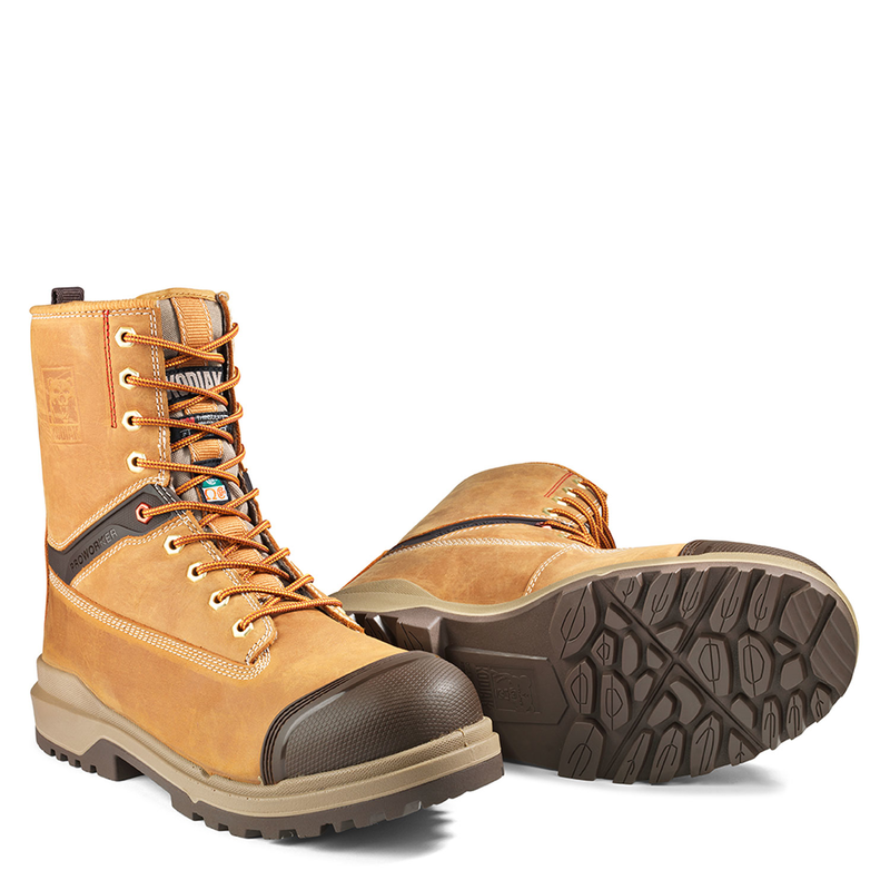 Chaussures De Securite Hommes Bottes De Securite En Cuir Resistantes  Impermeable