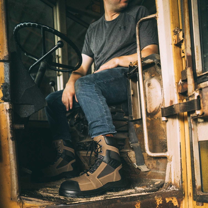 Men's Kodiak Rebel 8" Steel Toe Safety Work Boot image number 10