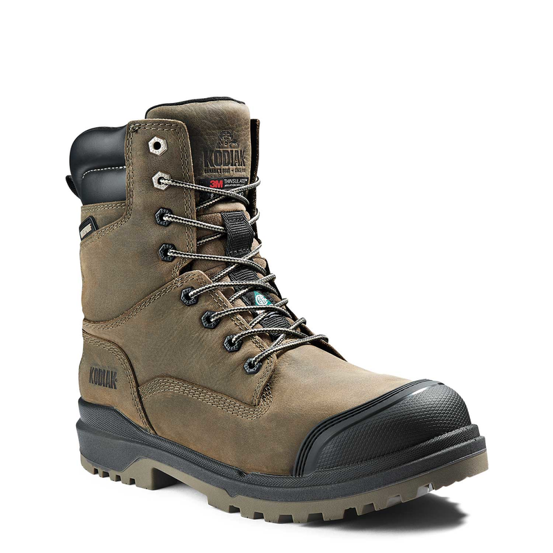 Men's Kodiak Karluk 8" Waterproof Composite Toe Safety Work Boot image number 7