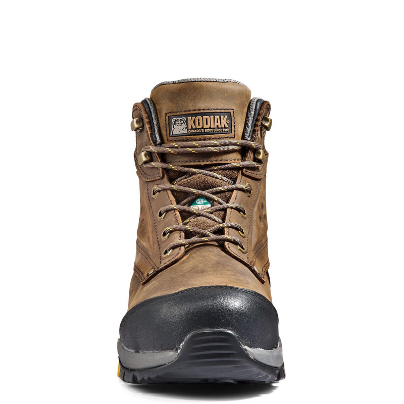 Brown shop safety boots