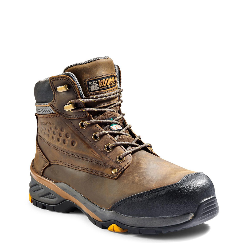 Men's Kodiak Crusade 6" Waterproof Composite Toe Hiker Safety Work Shoe image number 7