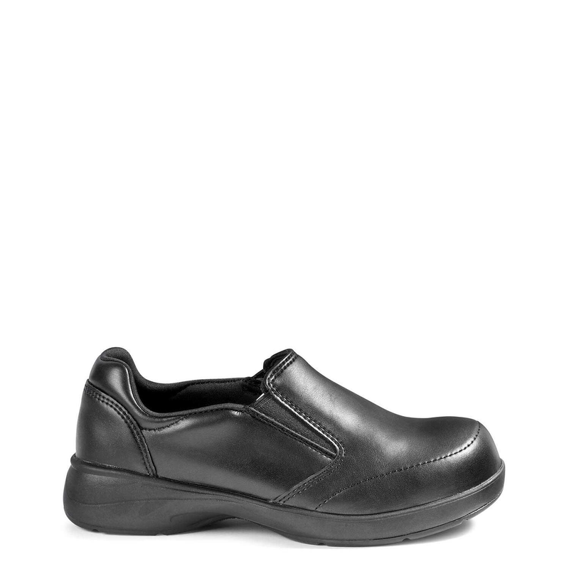 Flexible steel outlet toe shoes