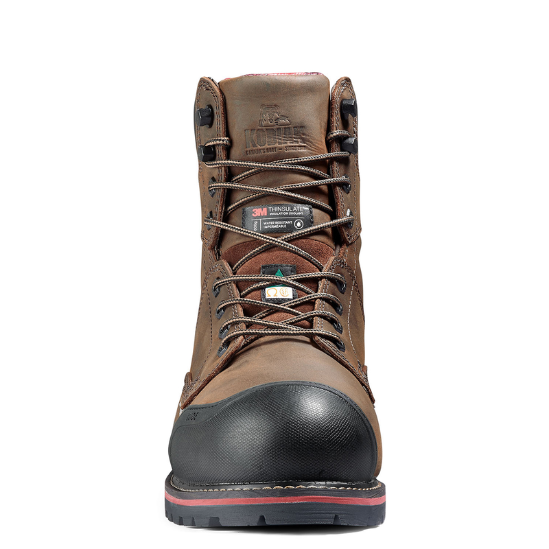 Men's Kodiak Widebody Warm 8" Composite Toe Winter Safety Work Boot image number 3