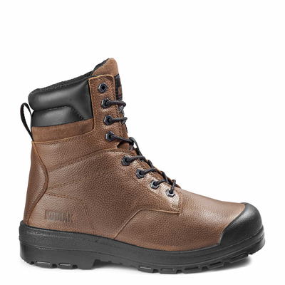 Botte de travail Kodiak Greb de 8 po pour hommes avec embout en acier