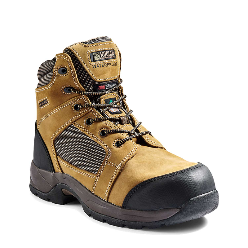 Men's Kodiak Trakker Waterproof Composite Toe Hiker Safety Work Boot image number 3
