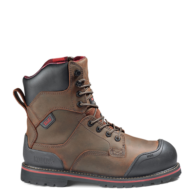 Botte de travail imperméable Kodiak Generations Widebody Warm de 8 po pour hommes avec embout en composite