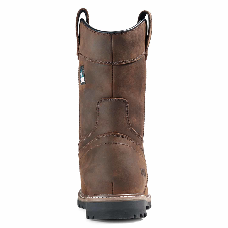 Pull on steel toe work boots cheap