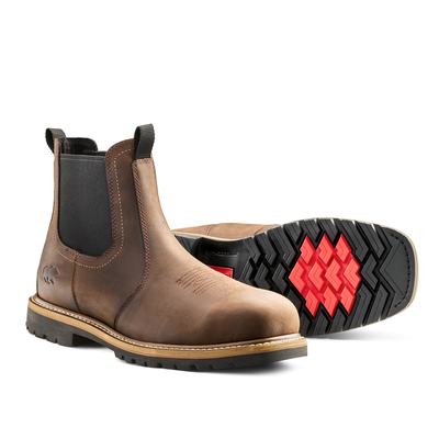 Men's Kodiak Lundbreck Chelsea Composite Toe Safety Work Boot