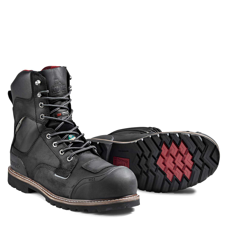 Men's Kodiak Generations Widebody 8" Waterproof Composite Toe Safety Work Boot image number 1