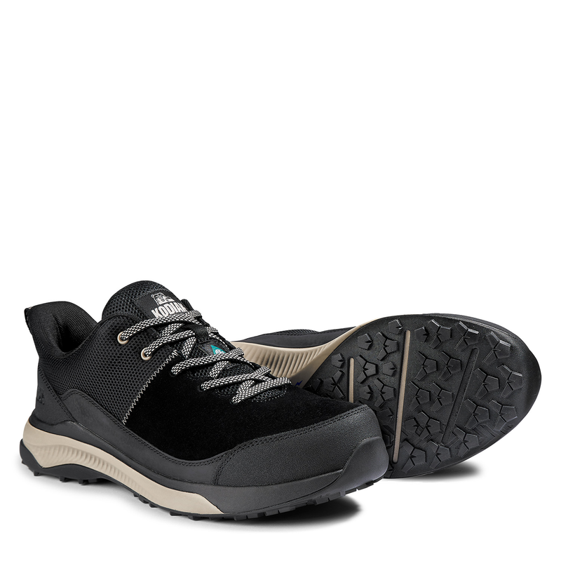 Men's Kodiak Quicktrail Leather Low Nano Composite Toe Athletic Safety Work Shoe image number 1