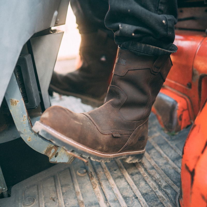 Botte de travail &agrave; enfiler imperm&eacute;able Kodiak McKinney Wellington pour hommes avec embout en composite image number 10