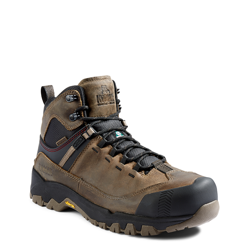 Men's Kodiak Quest Bound Mid Waterproof Composite Toe Hiker Safety Work Boot image number 7