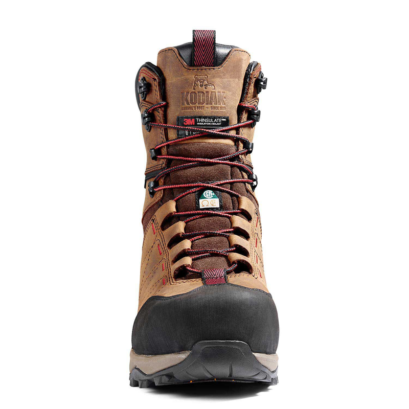 Men's Kodiak Ice Conqueror 8" Waterproof Composite Toe Winter Safety Work Boot image number 3
