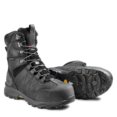 Botte de travail imperméable Kodiak Ice Conqueror de 8 po pour hommes avec embout en composite et Arctic Grip