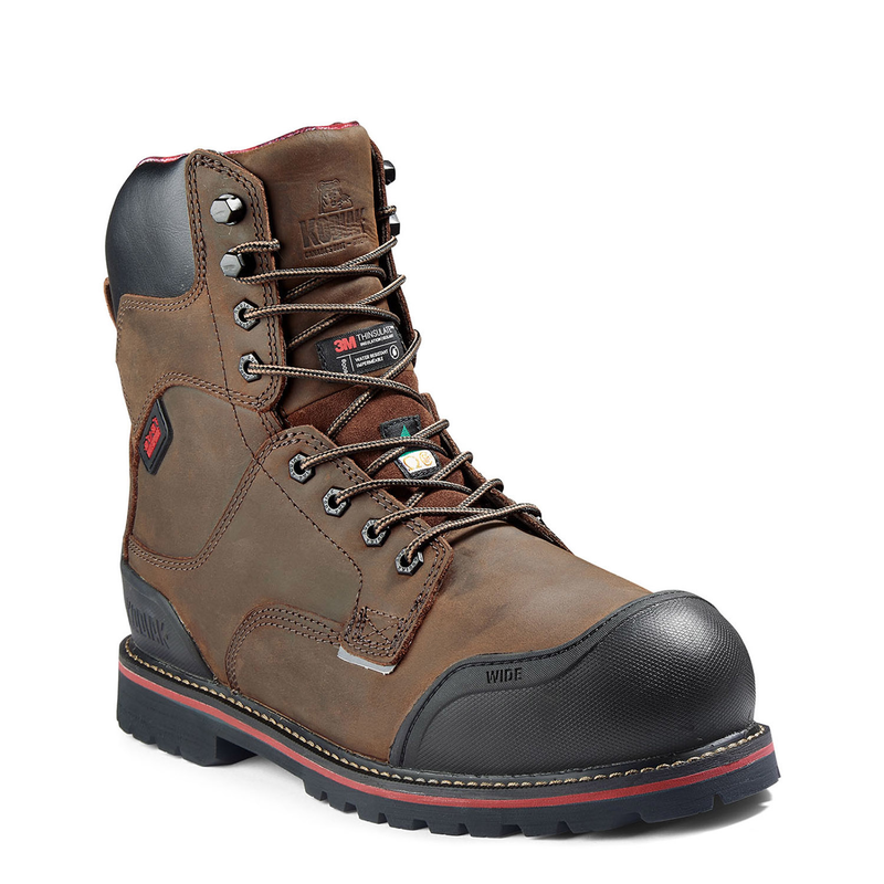 Men's Kodiak Widebody Warm 8" Composite Toe Winter Safety Work Boot image number 7
